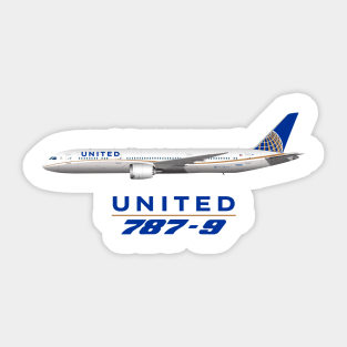 United 787-9 Sticker